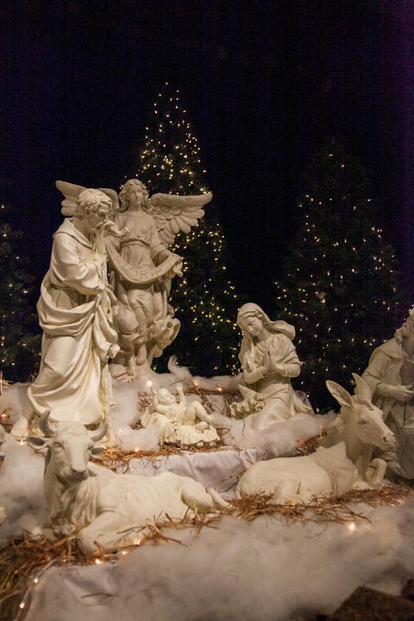 Christmas nativity scene at the Peachtree City, Georgia Festival of the Nativity
